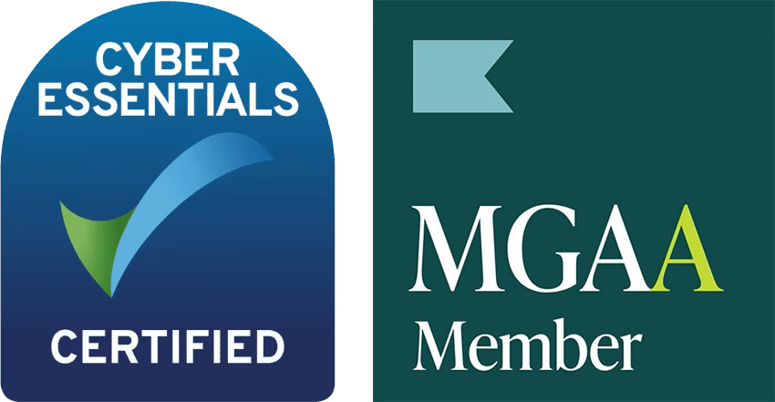 Cyber Essentials & MGAA Member Logos